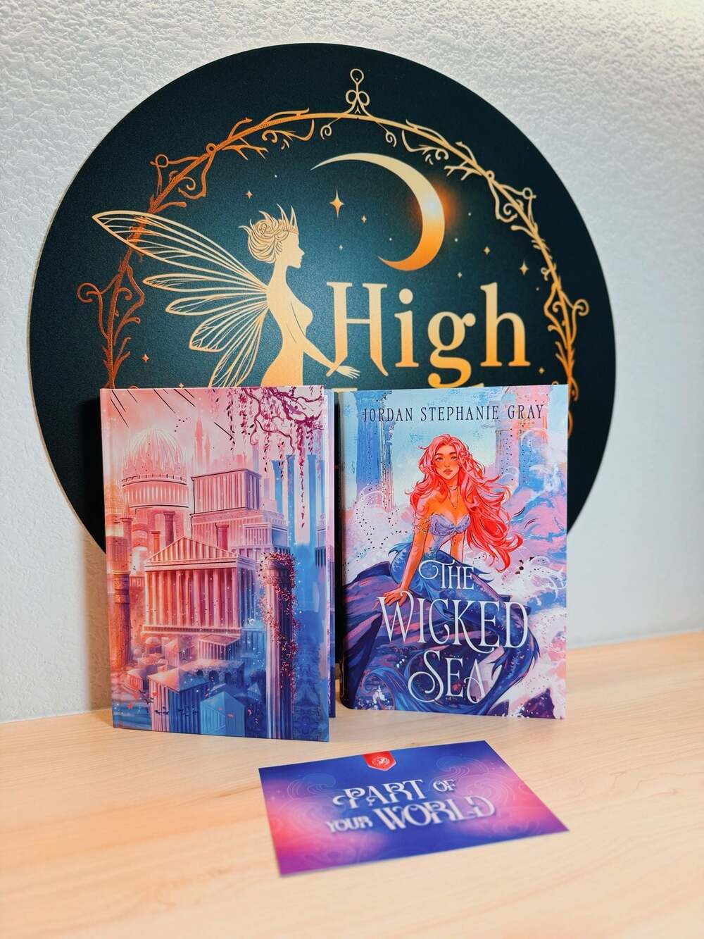 The Wicked Sea by Jordan Stephanie Gray FairyLoot Exclusive Edition Signed Hardc